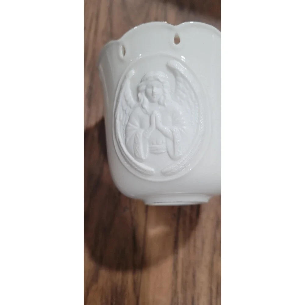 Lenox Angelic visions prayer angel votive candle holder